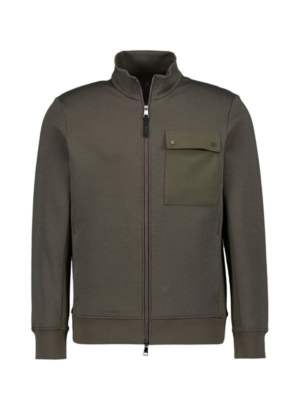 Sweatjacke, Scuba wasserabweisend, militärgrün