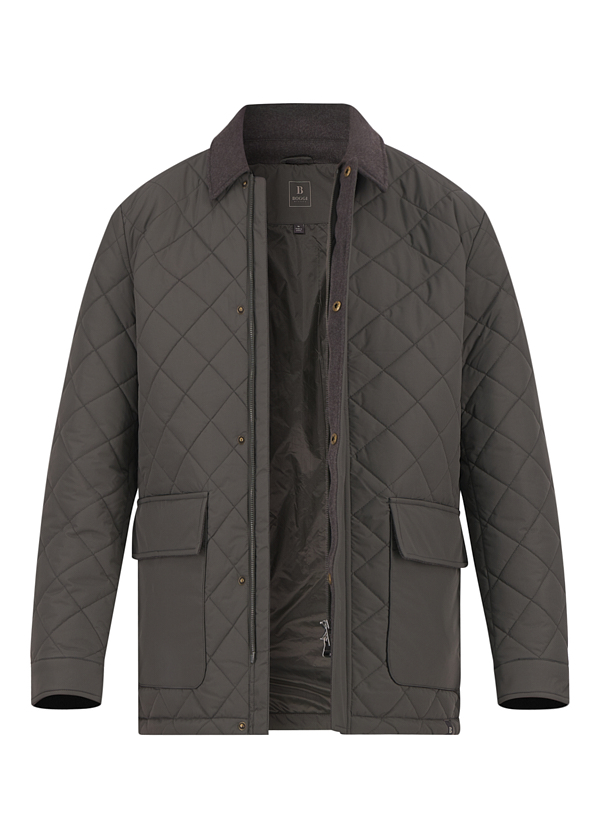 Steppjacke, Mikrofaser wasserabweisend, miltärgrün