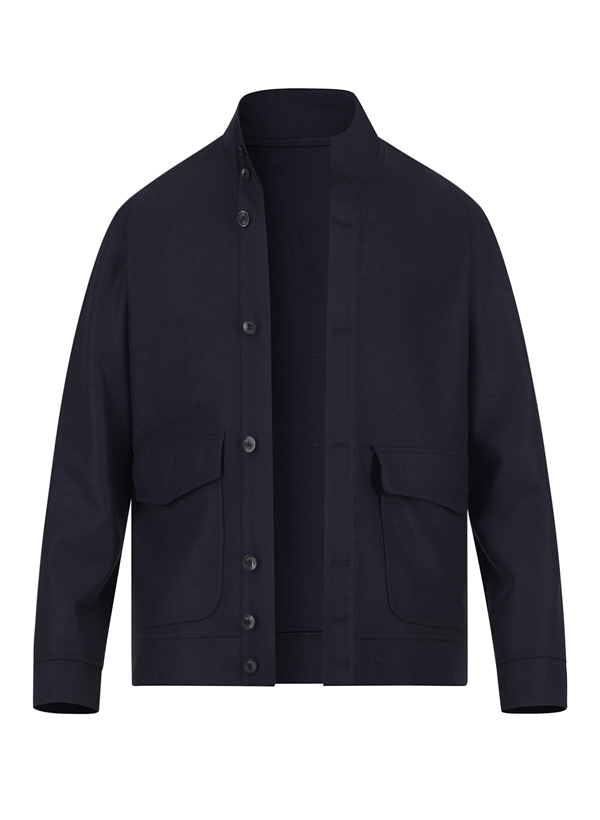 Jacke, Schurwolle, navy