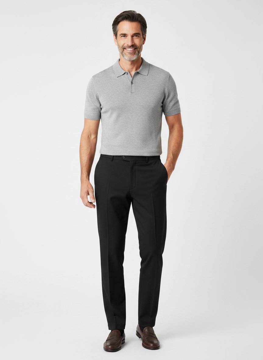 Cargohose, Regular Fit, Scuba, schwarz