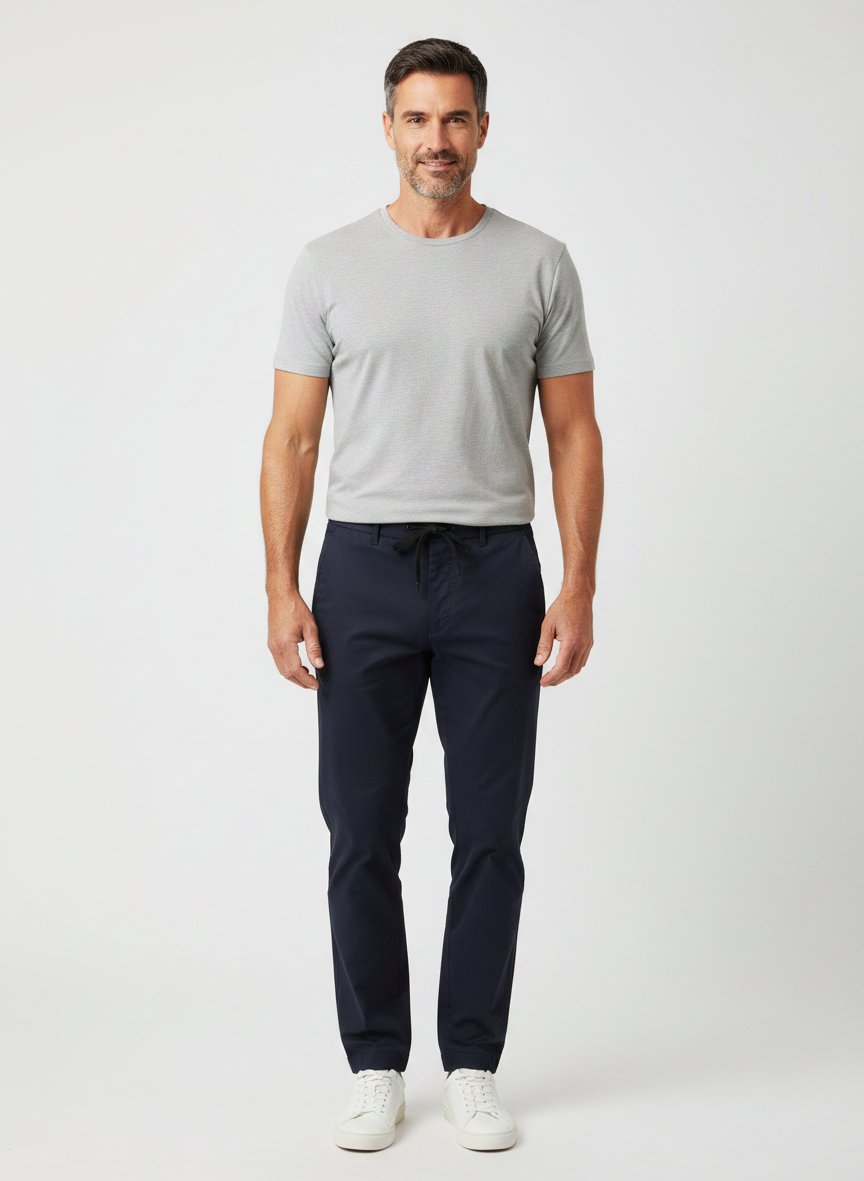 Hose, Mikrofaser schnelltrocknend, navy