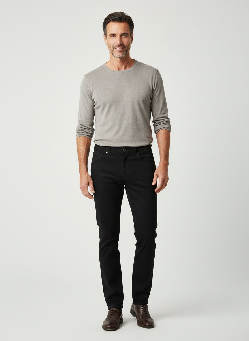 Hose Justin, Regular Fit, Baumwolle-Tencel™, navy