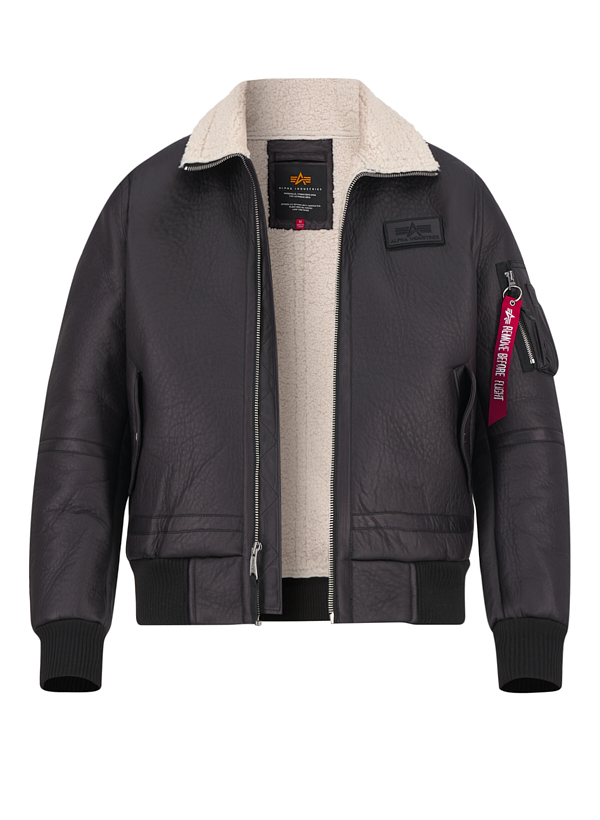 Blouson B15, Regular Fit,  Mikrofaser warmgefüttert, schwarz