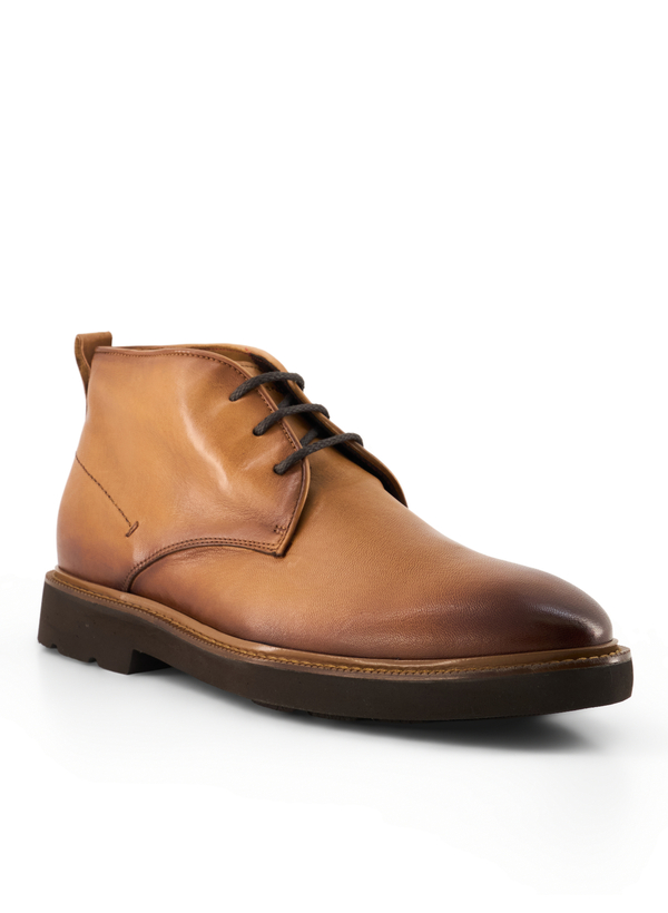 Desert Boots, Leder, cognac