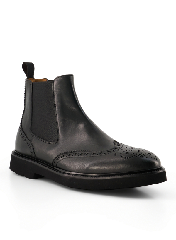 Chelsea Boots, Leder, nero