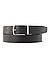 Wendegürtel schwarz-mittelbraun, Breite ca. 3,5 cm - schwarz-cognac