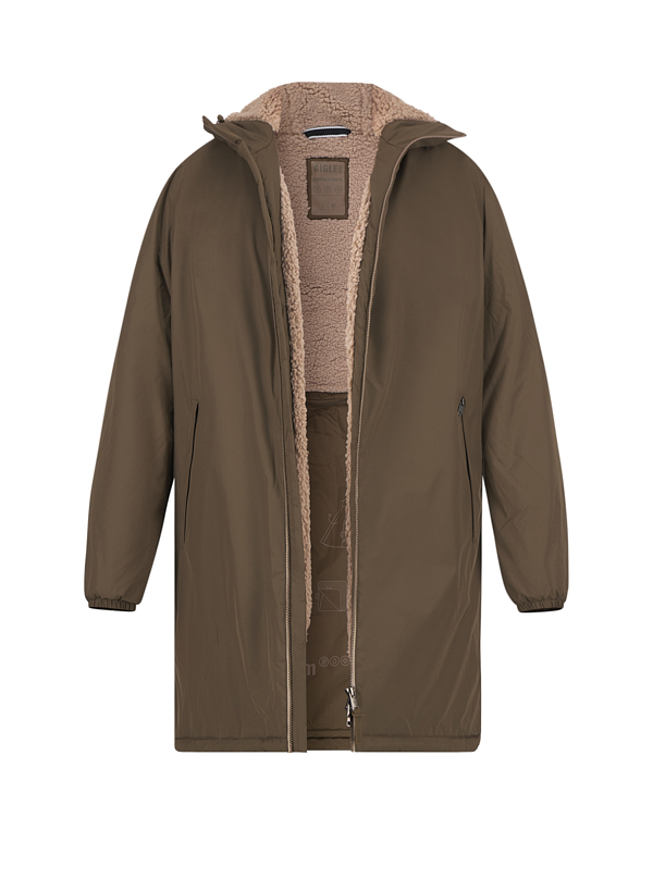 Funktionsparka, Mikrofaser REPREVE® Teddy, cedar