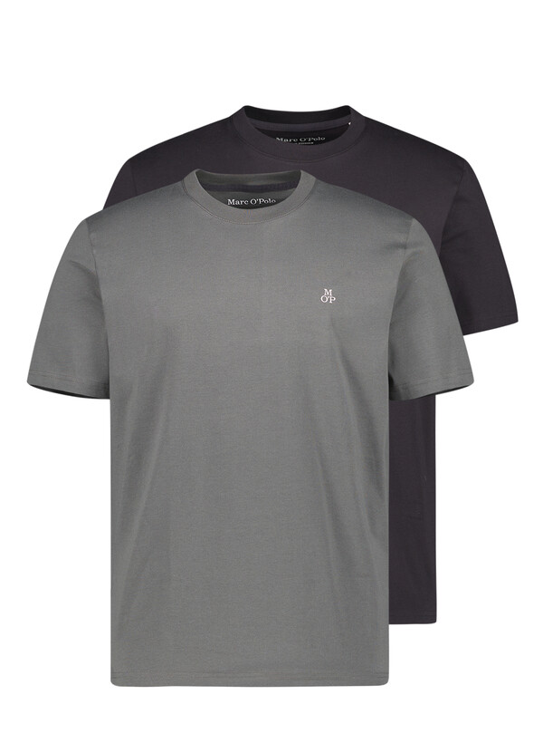 T-Shirts, Baumwolle, schwarz-mangrove