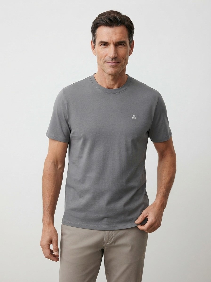 T-Shirts, Baumwolle, schwarz-mangrove
