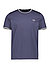 T-Shirt, Baumwolle, navy - navy-ecru-seegras