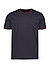 T-Shirt, Baumwolle, schwarz - schwarz-kupfer-braun