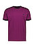 T-Shirt, Baumwolle, purpurviolett - purpurviolett-schwarz