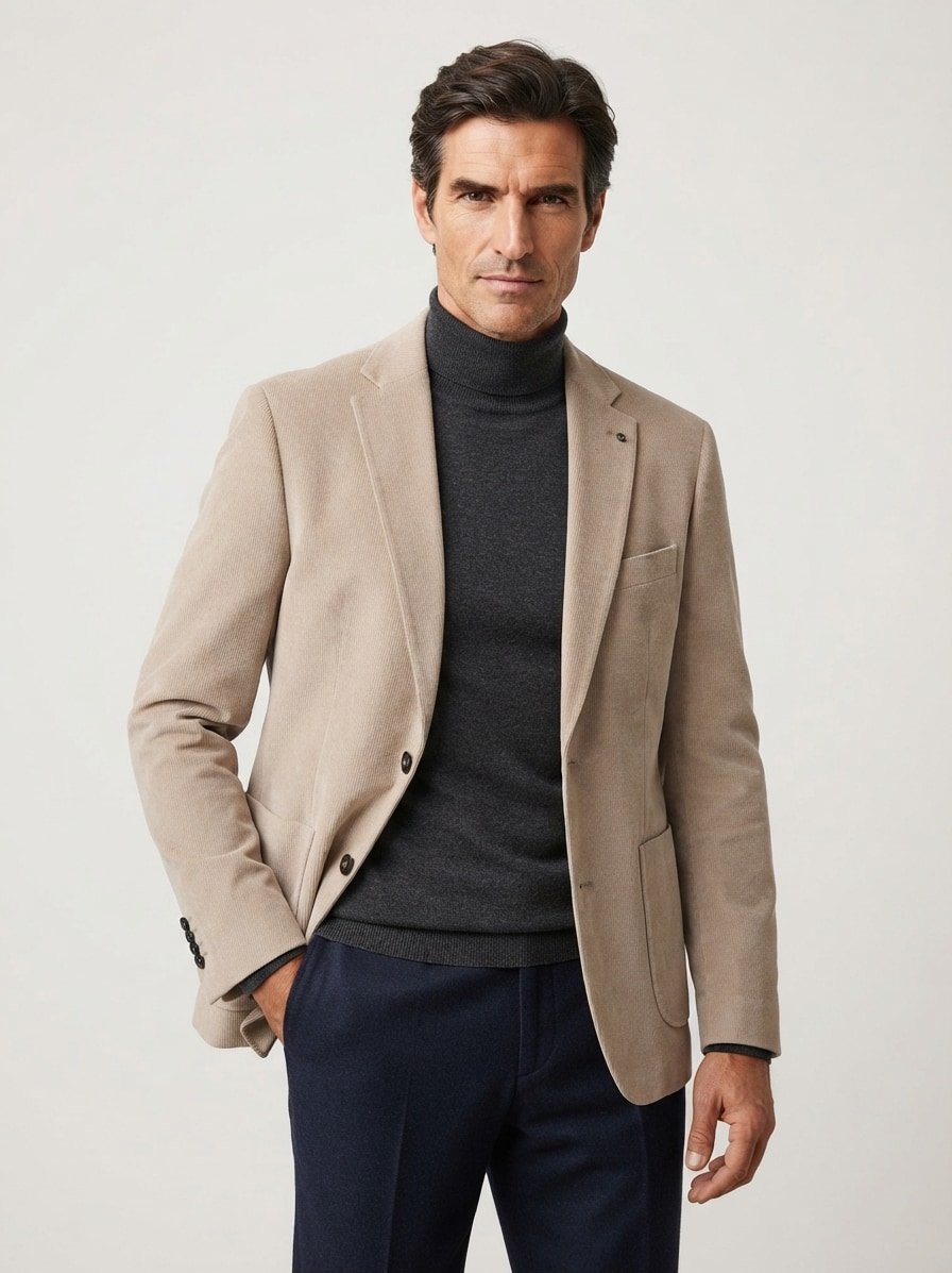 Sakko DiNick, Cord, taupe