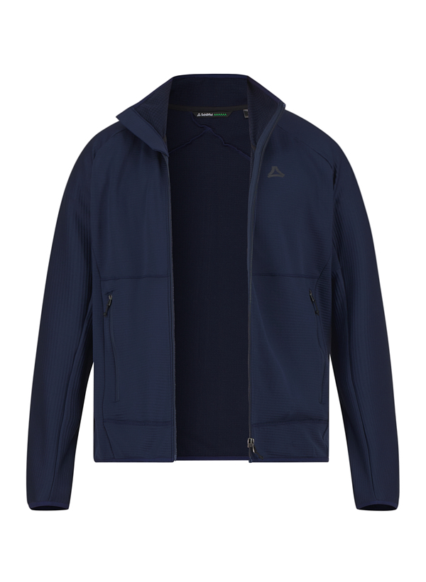 Fleecejacke Cascata, Mikrofaser schnelltrocknend, navy