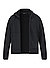 Fleecejacke Cascata, Mikrofaser schnelltrocknend, schwarz - schwarz
