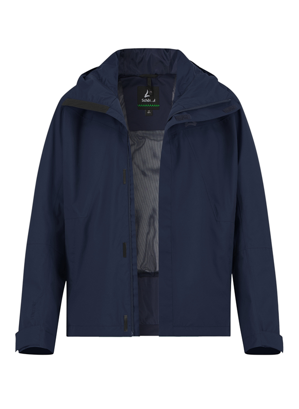 Regenjacke Ash, Mikrofaser wasserabweisend, navy