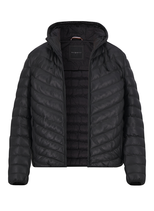 Blouson, Lammleder, schwarz