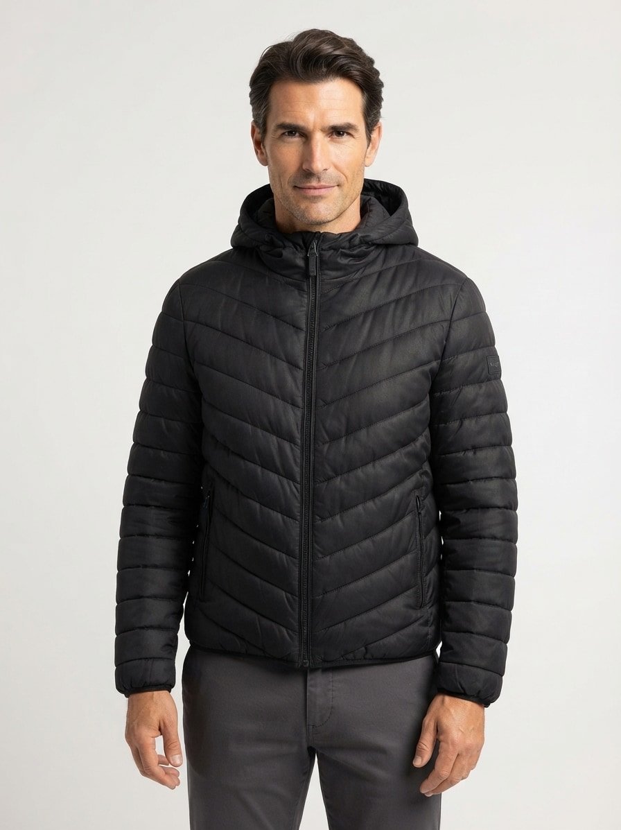 Blouson, Lammleder, schwarz