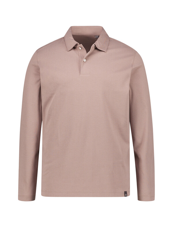 Polo-Shirt, Baumwoll-Jersey, taupe