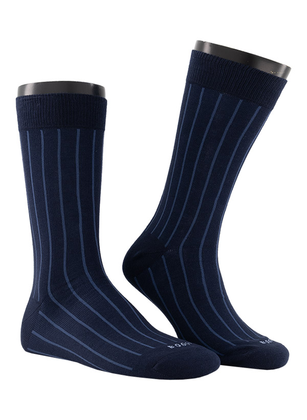Socken, Baumwolle, navy gestreift