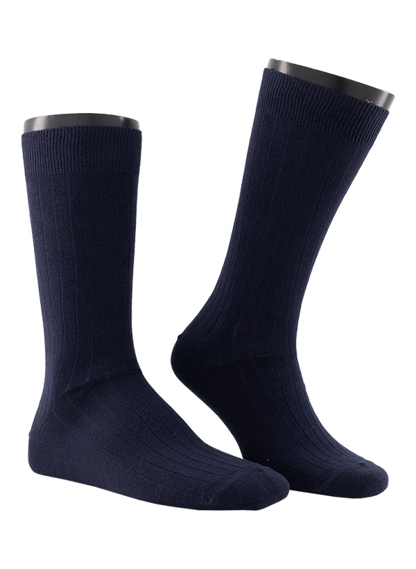 Socken, Baumwolle-Kaschmir, navy