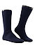 Socken, Baumwolle-Kaschmir, navy - navy
