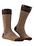 Socken, Baumwolle, braun meliert - dunkelbraun