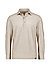 Polo-Shirt, Jersey, braun meliert - braun
