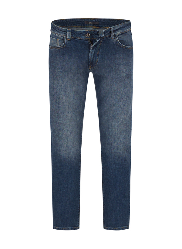 Jeans Claude, Regular Fit, Baumwoll-Stretch, dunkelblau