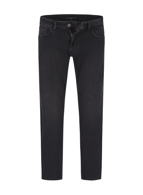 Jeans Claude, Regular Fit, Baumwoll-Stretch, schwarz