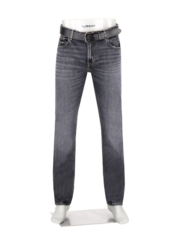Vintage Denim, Modell Bill, Modern Fit, Baumwoll-Stretch, dunkelgrau