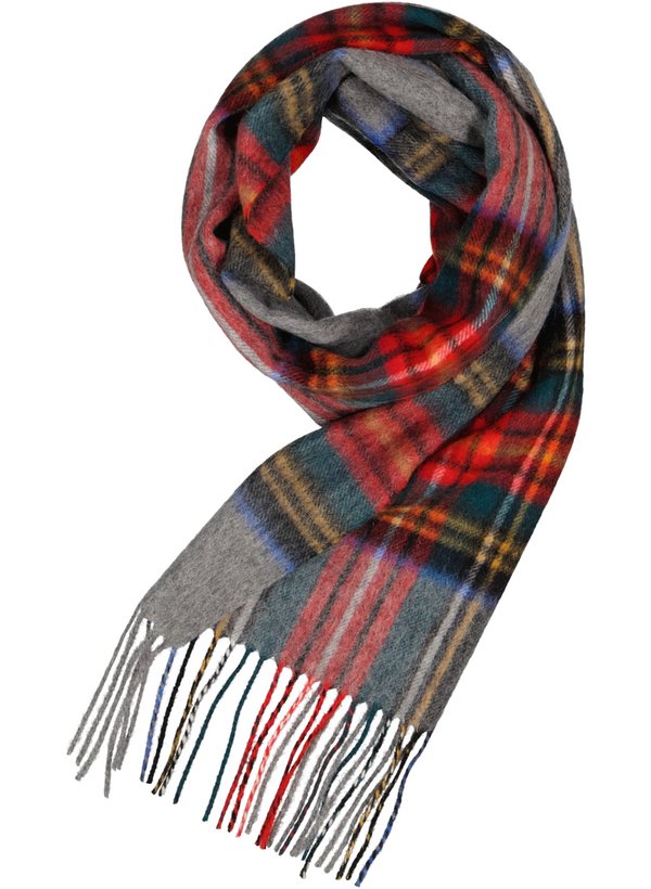 Schal, Wolle, multicolor kariert