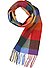 Schal, Reines Kaschmir, multicolor kariert - moulticolor