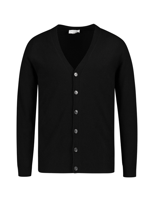 Cardigan, Merinowolle-Kaschmir, schwarz