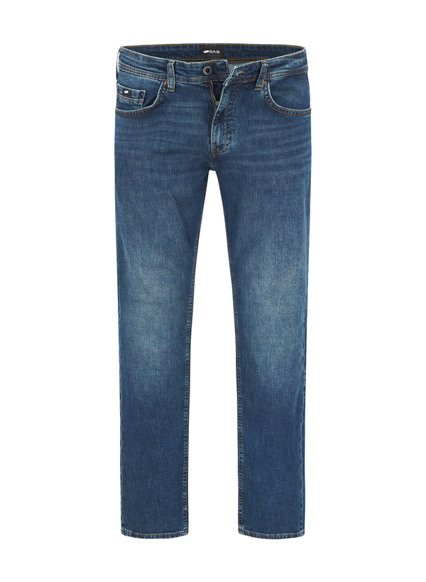 GAS Herren Jeans blau Straight Fit