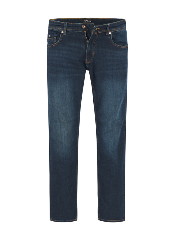 GAS Herren Jeans blau Straight Fit