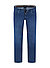 Jeans, Regular Fit, Baumwoll-Stretch, blau - blau
