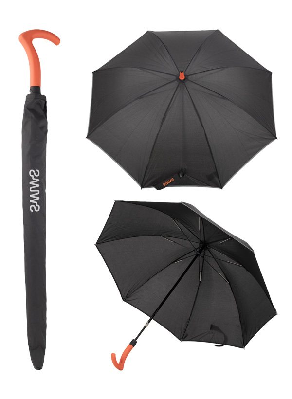 SWIMS Herren Regenschirm schwarz