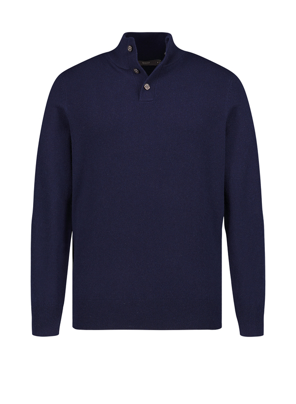 Pullover, Merinowolle-Kaschmir, navy meliert