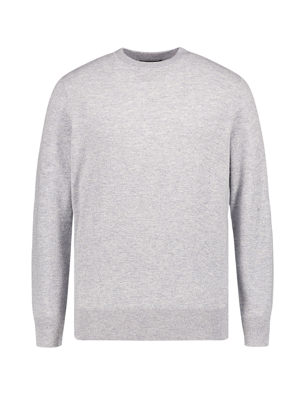 Pullover, Merinowolle-Kaschmir, grau meliert