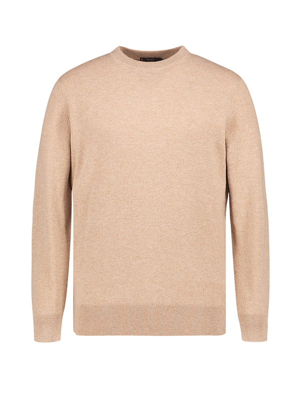 Pullover, Merinowolle-Kaschmir, camel meliert