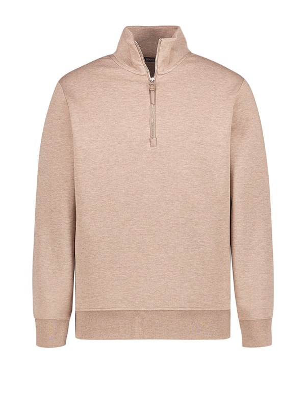 Sweatshirt, Regular Fit, Scuba, beige meliert