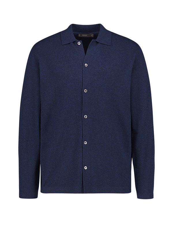 Cardigan, Merinowolle-Kaschmir, navy meliert