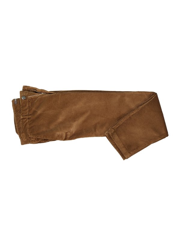 BOGGI MILANO Herren Hose braun Cord Slim Fit