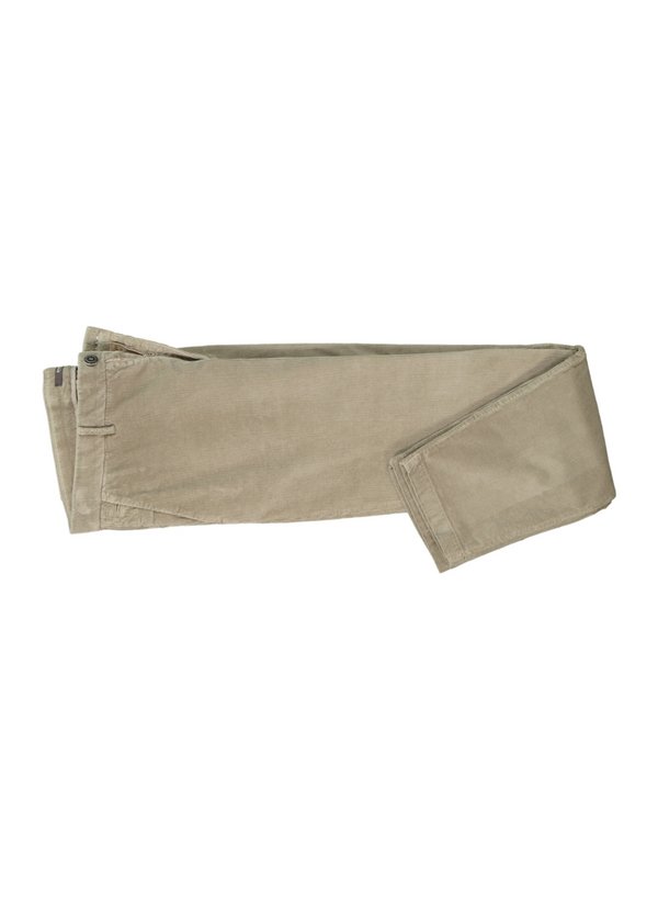 BOGGI MILANO Herren Hose grau Cord Slim Fit