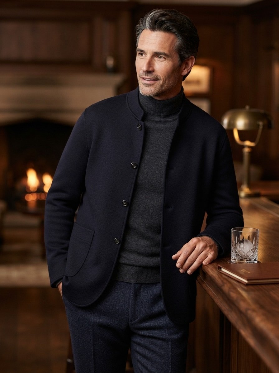 Sakko, Loden, navy