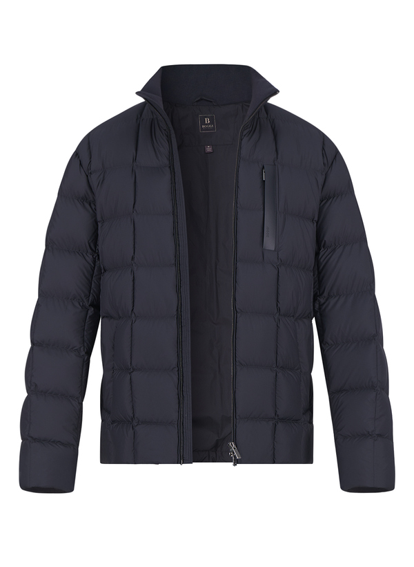 Daunenjacke, Mikrofaser wasserabweisend, navy