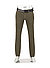 Two Tone Twill, Modell Lou, Regular Fit, Baumwoll-Stretch, dunkelbraun meliert - military