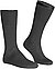 Serie Luxury No.6, Socken, Merinowolle-Seide, anthrazit - anthrazit