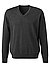 Pullover, Merinowolle, anthrazit meliert - anthrazit